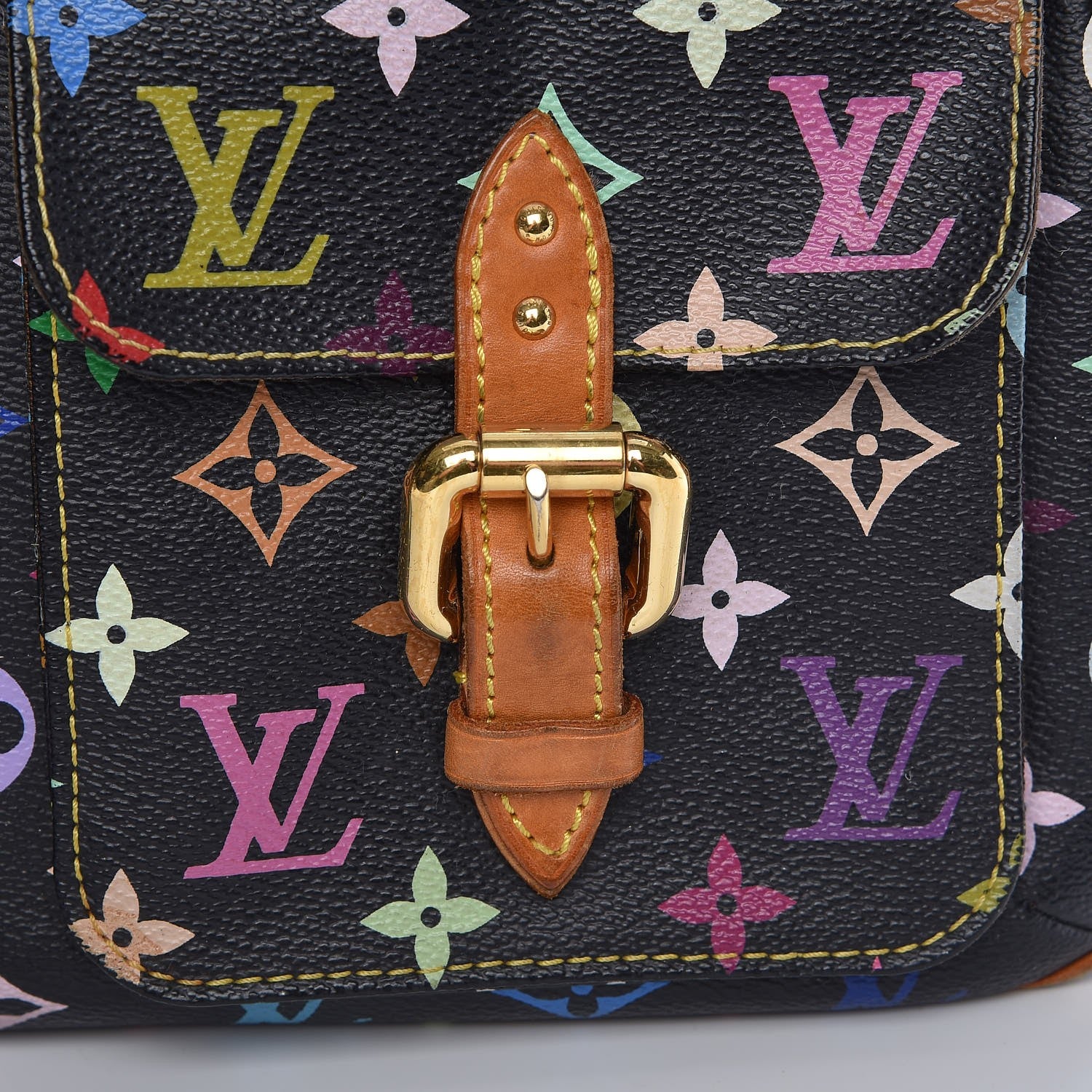 Louis Vuitton Monogram Multicolor Lodge GM Black 15 of 17