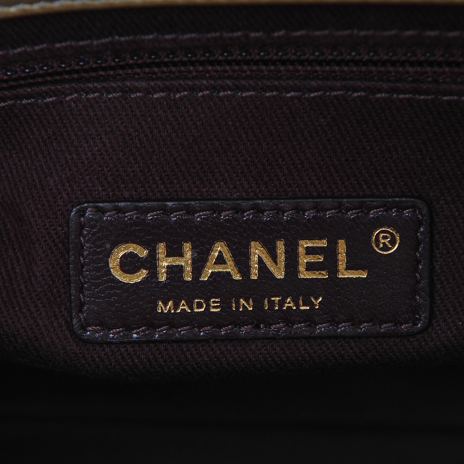 Chanel Metallic Aged Calfskin Quilted CC Square Flap Light Gold 6 of 7