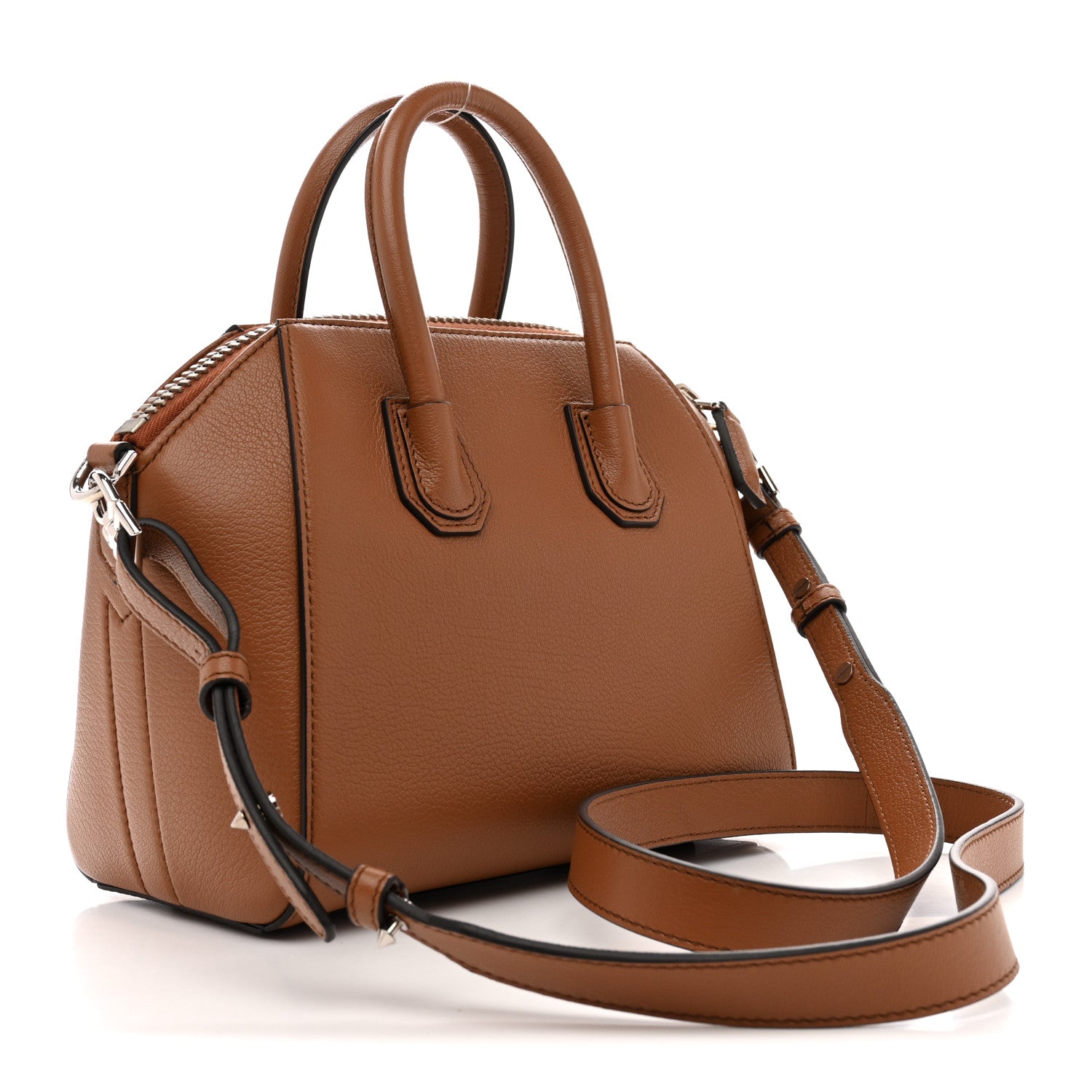 Givenchy Sugar Goatskin Mini Antigona Caramel 3 of 12
