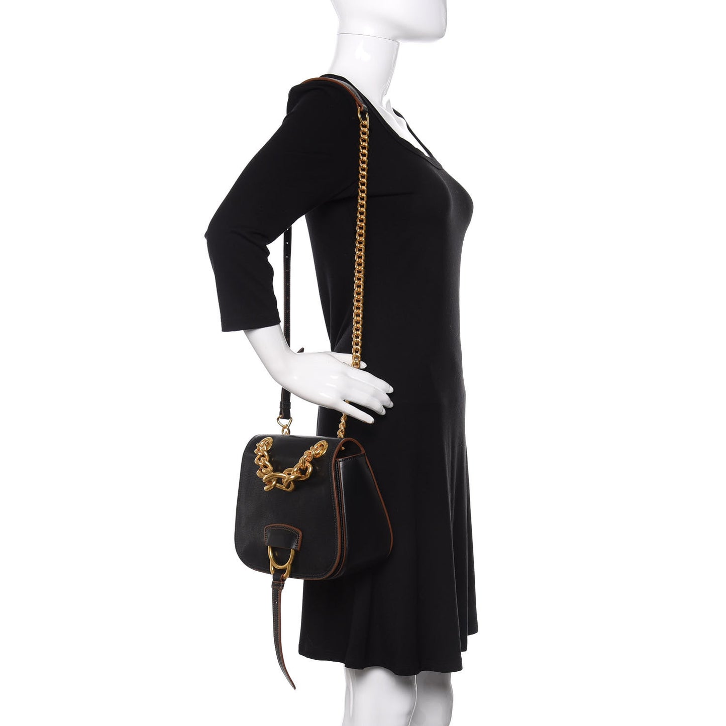Goatskin Madras Dahlia Black