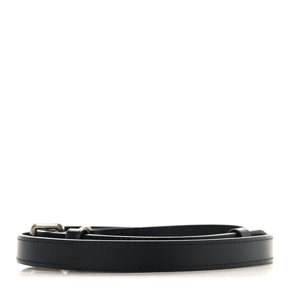Louis Vuitton Calfskin 16mm Adjustable Shoulder Strap Black 2 of 4