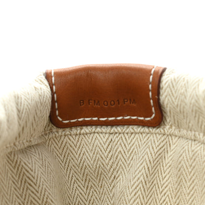 Hermes Canvas Barenia Fourbi 20 PM Pouch Naturel Fauve 8 of 11