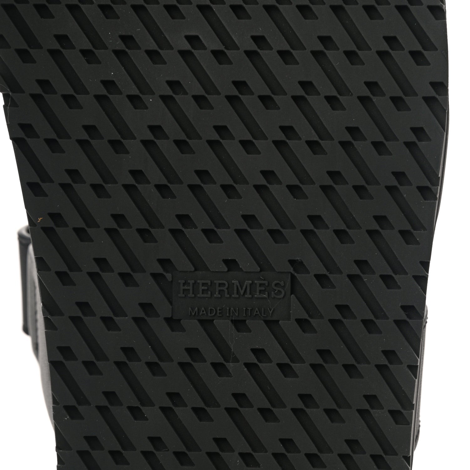 Hermes Calfskin Womens Chypre Sandals 38 Black 8 of 9