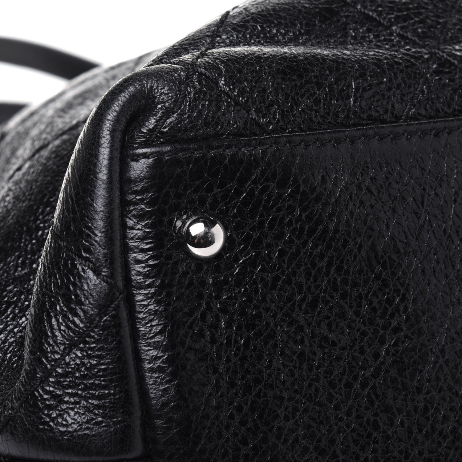 Chanel Glazed Calfskin Large On The Road Tote Black 12 of 22