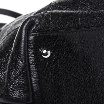 Chanel Glazed Calfskin Large On The Road Tote Black 12 of 22