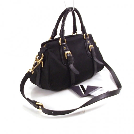 Prada Tessuto Vitello Bauletto 3 of 10