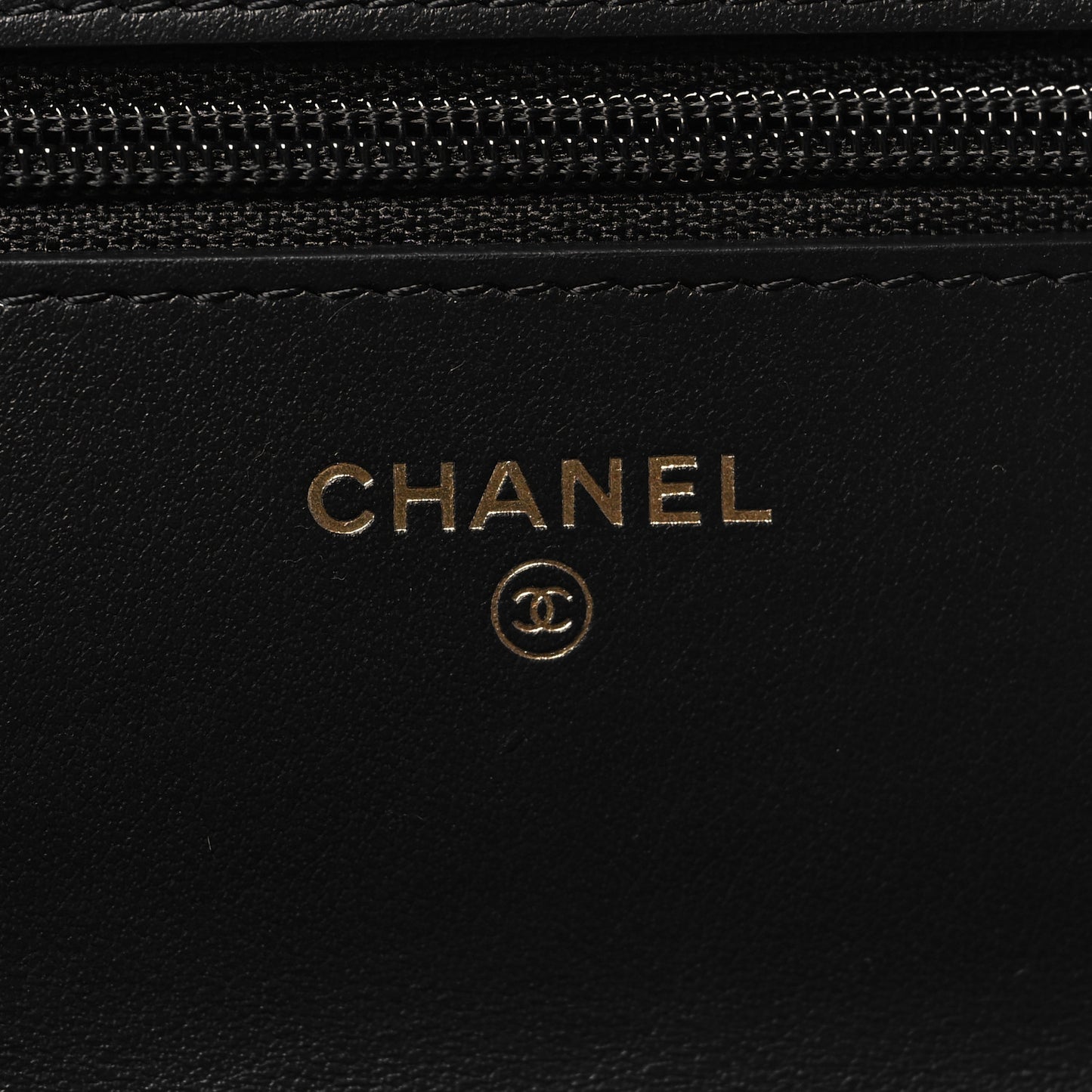 Tweed Quilted Chanel 19 Wallet On Chain WOC Black White