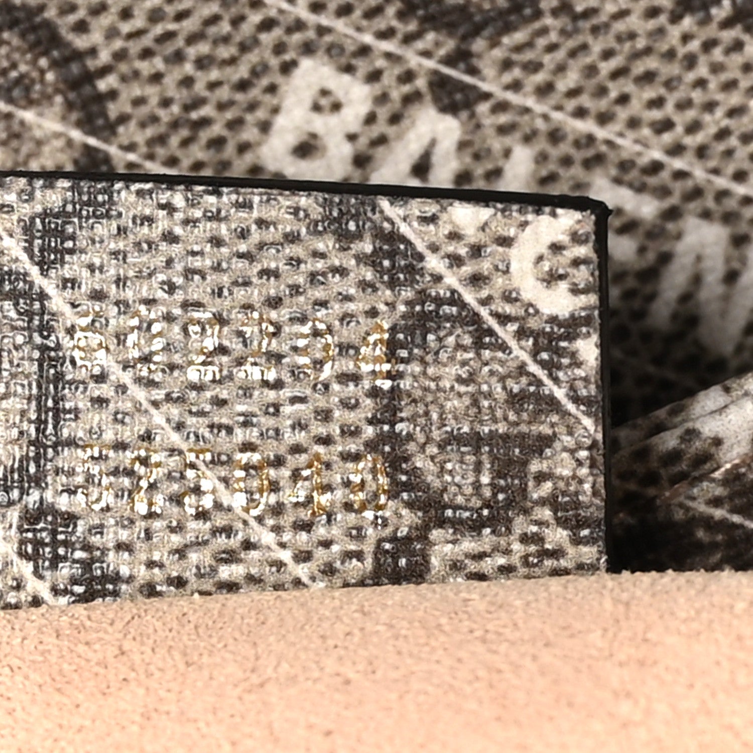 Gucci X BALENCIAGA GG Supreme Monogram Logo Print Horsebit 1955 Shoulder Bag Beige Ebony 7 of 10