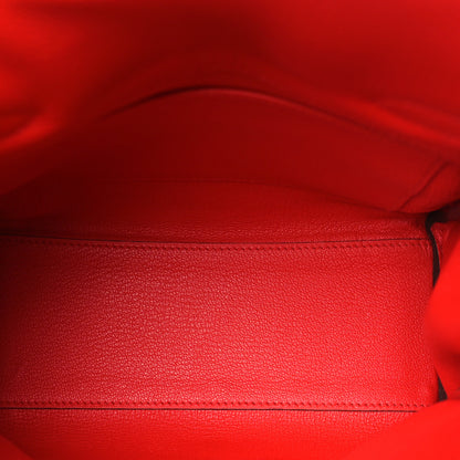 Hermes Taurillon Clemence Kelly Ado Backpack Rouge De Coeur 4 of 10