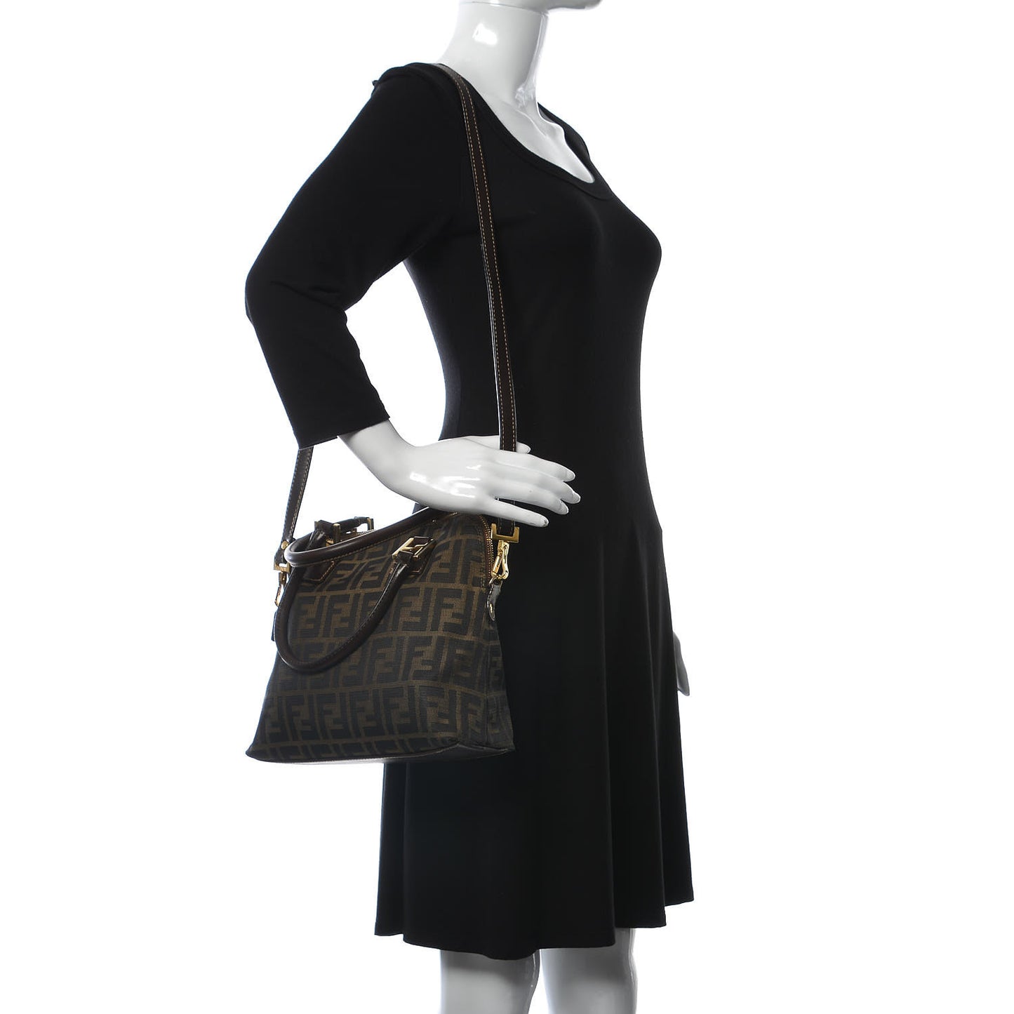 Zucca Top Handle Tote Tobacco