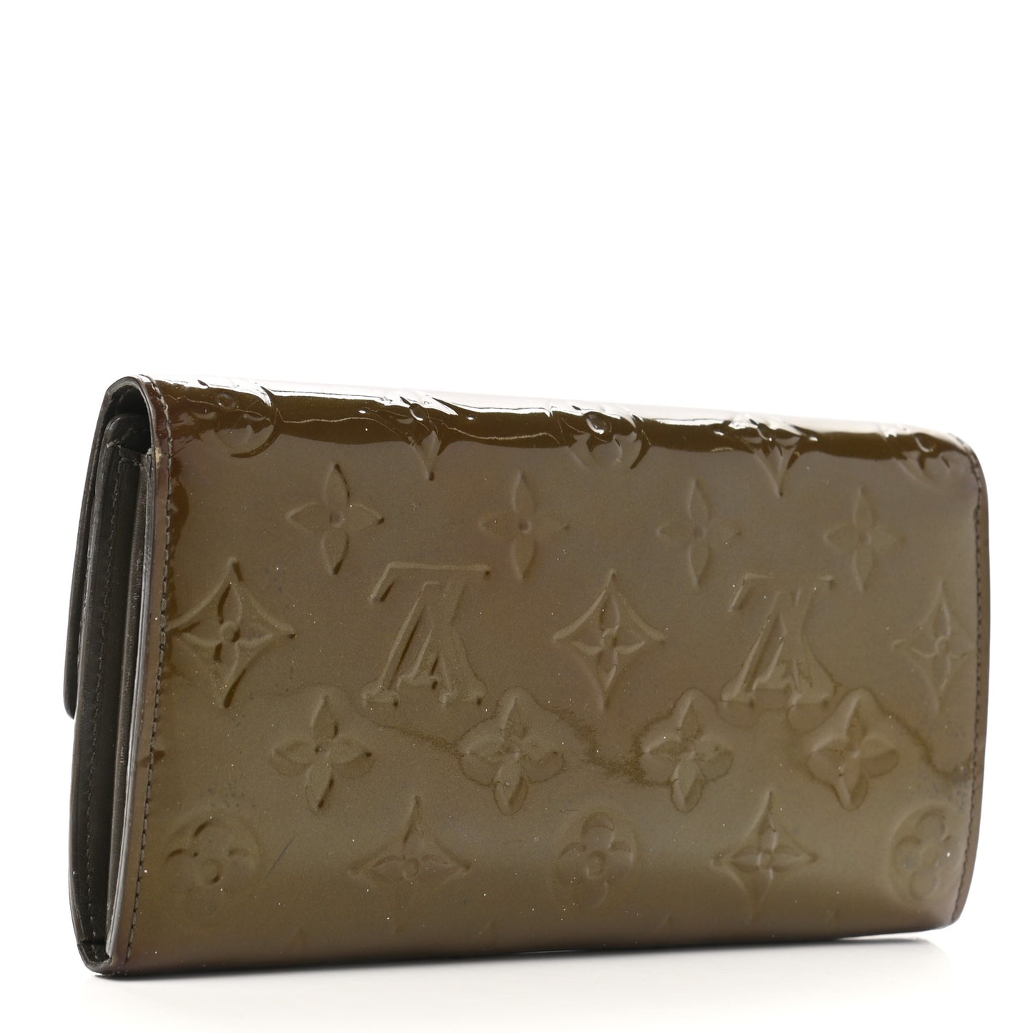 Vernis Sarah Wallet Vert Bronze