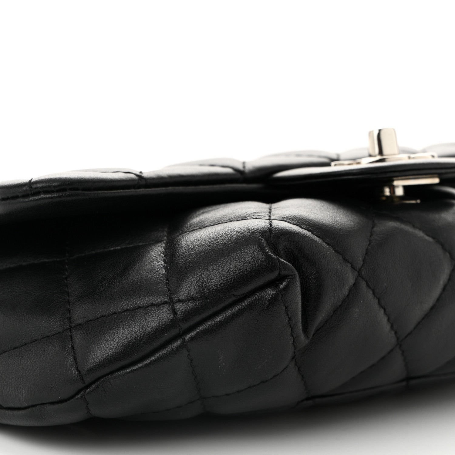 Chanel Calfskin Quilted CC Uniform Flap Belt Bag Black 10 of 11
