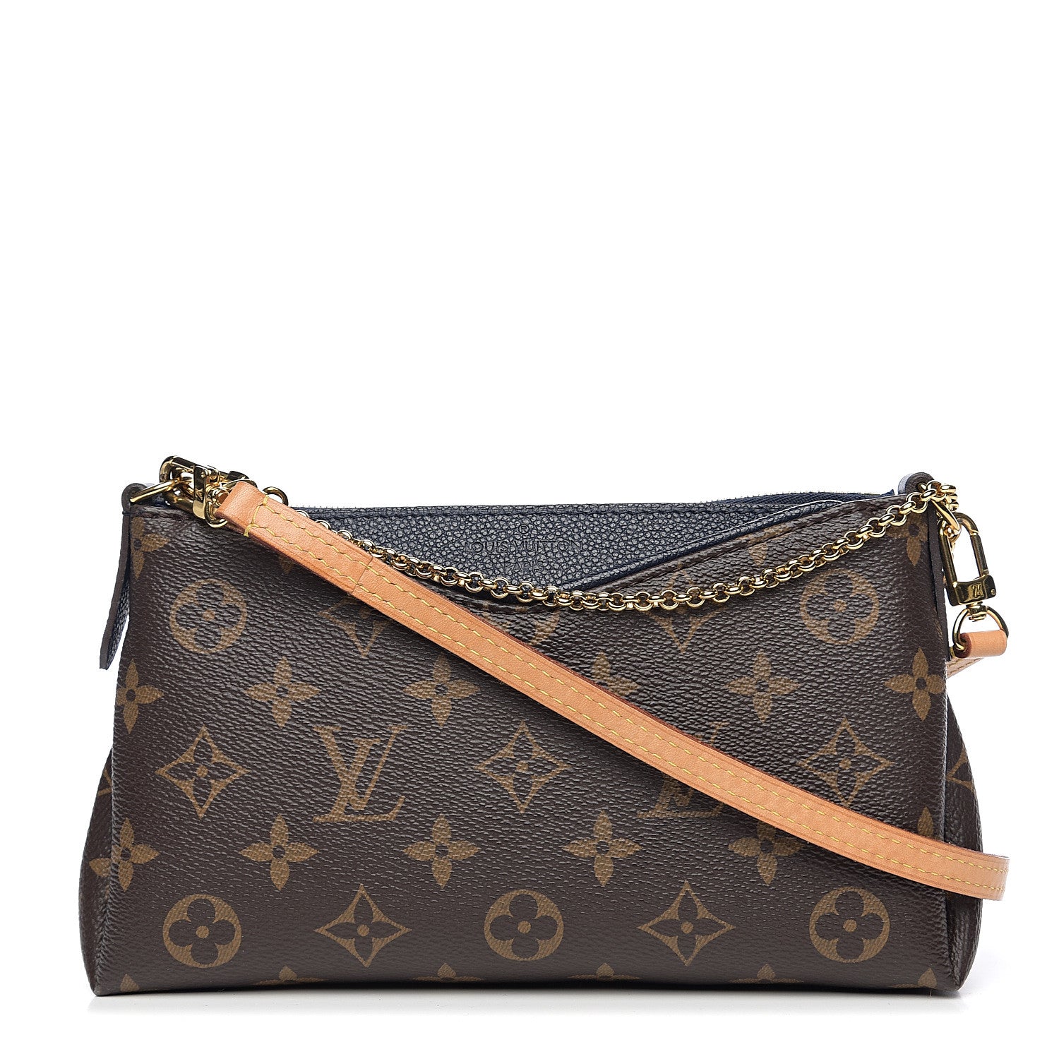 Louis Vuitton Monogram Pallas Clutch Blue Marine 1 of 9