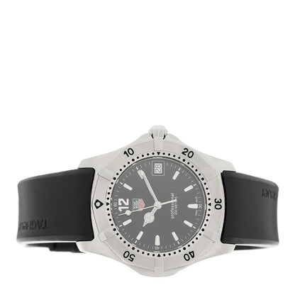 Tag Heuer Stainless Steel Rubber 39mm Professional Quartz Watch Black WK1110-0 2 of 4