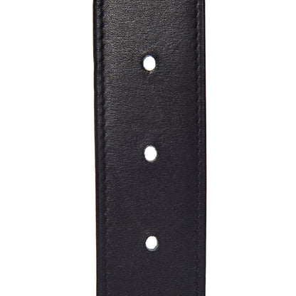 Hermes Swift Togo 32mm H Belt 80 Black Gris Perle 5 of 7