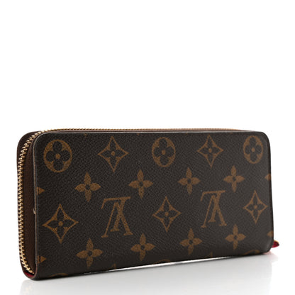 Louis Vuitton Monogram Clemence Wallet Fuchsia 3 of 7