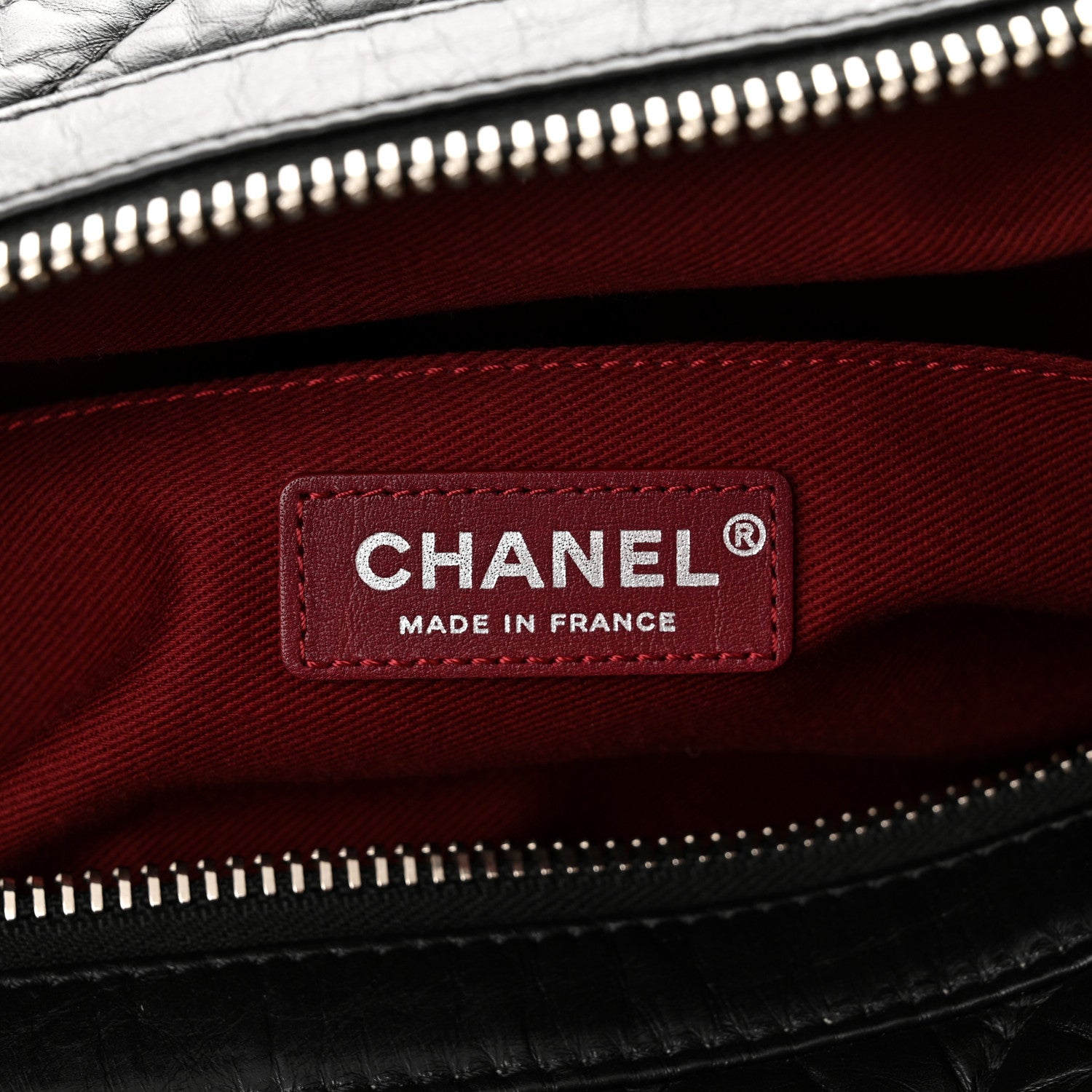 Chanel Aged Calfskin Chevron Quilted Duffle Bag Black 6 of 10