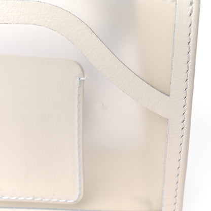 Alexander McQueen Calfskin Polyurethane Mini Jeweled Knuckle Satchel Clear White 15 of 18