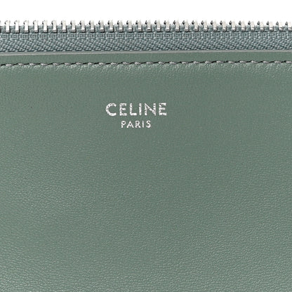 Celine Lambskin Large Trio Crossbody Bag Jade 7 of 10