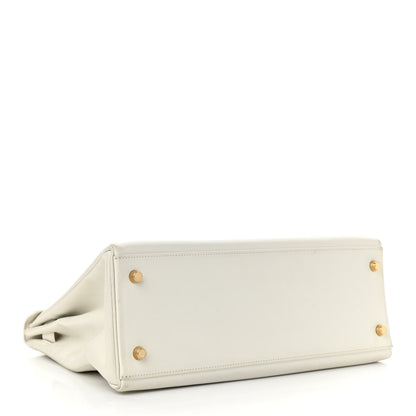 Hermes Evercolor Kelly Retourne 32 White 4 of 16