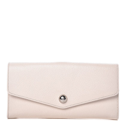 Mulberry Glossy Goatskin Dome Rivet Continental Wallet Cream 1 of 8