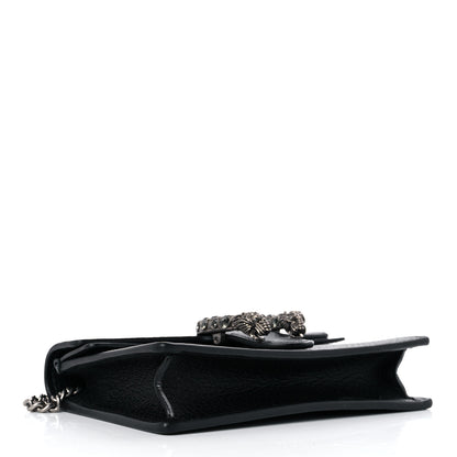 Gucci Calfskin Super Mini Dionysus Shoulder Bag Black 4 of 8