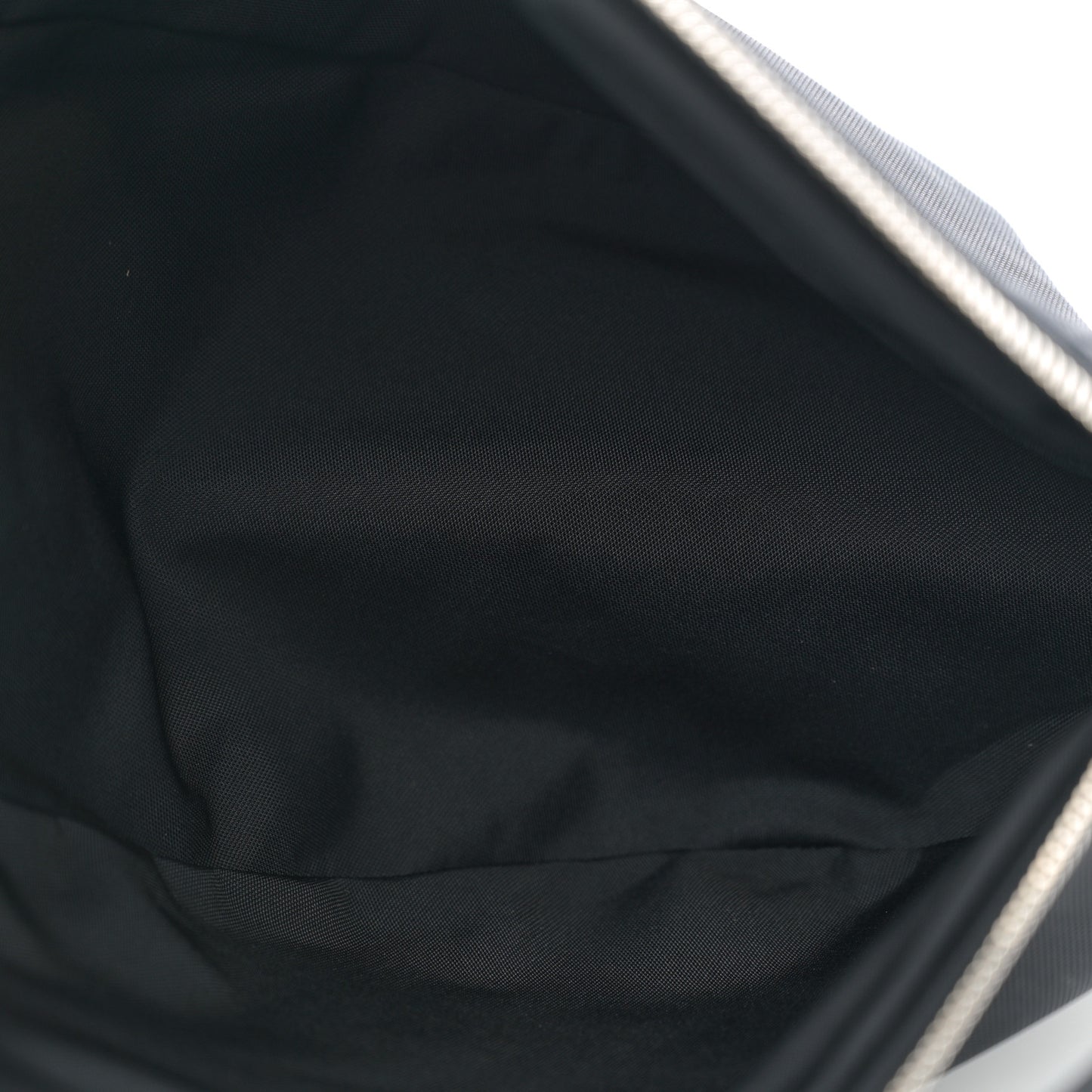 Nylon Slouchy Banana Two Bag Black