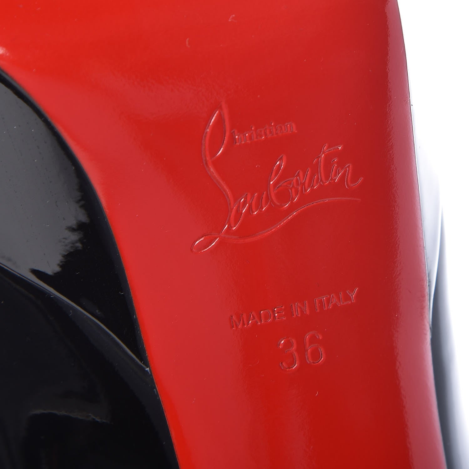 Christian Louboutin Patent Bianca 120 Pumps 36 Black 6 of 9