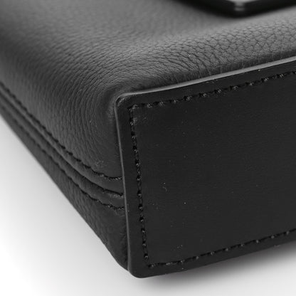 Louis Vuitton Grained Calfskin Aerogram Takeoff Pouch Black 7 of 10
