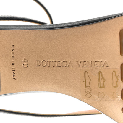 Bottega Veneta Lambskin Stretch Multi Strap 90mm Sandals 40 Black 6 of 8