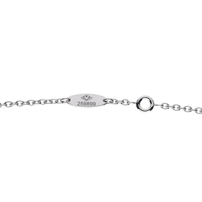 Christian Dior 18K White Gold Diamond Rose Des Vents Necklace 4 of 6