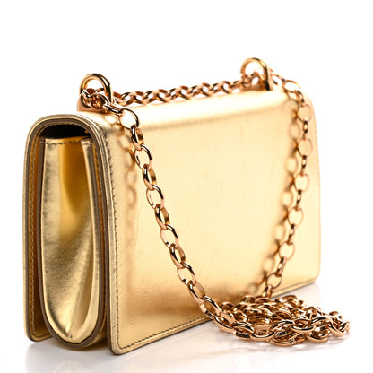 Dolce & Gabbana Metallic Calfskin DG Girls Shoulder Bag Gold 3 of 11