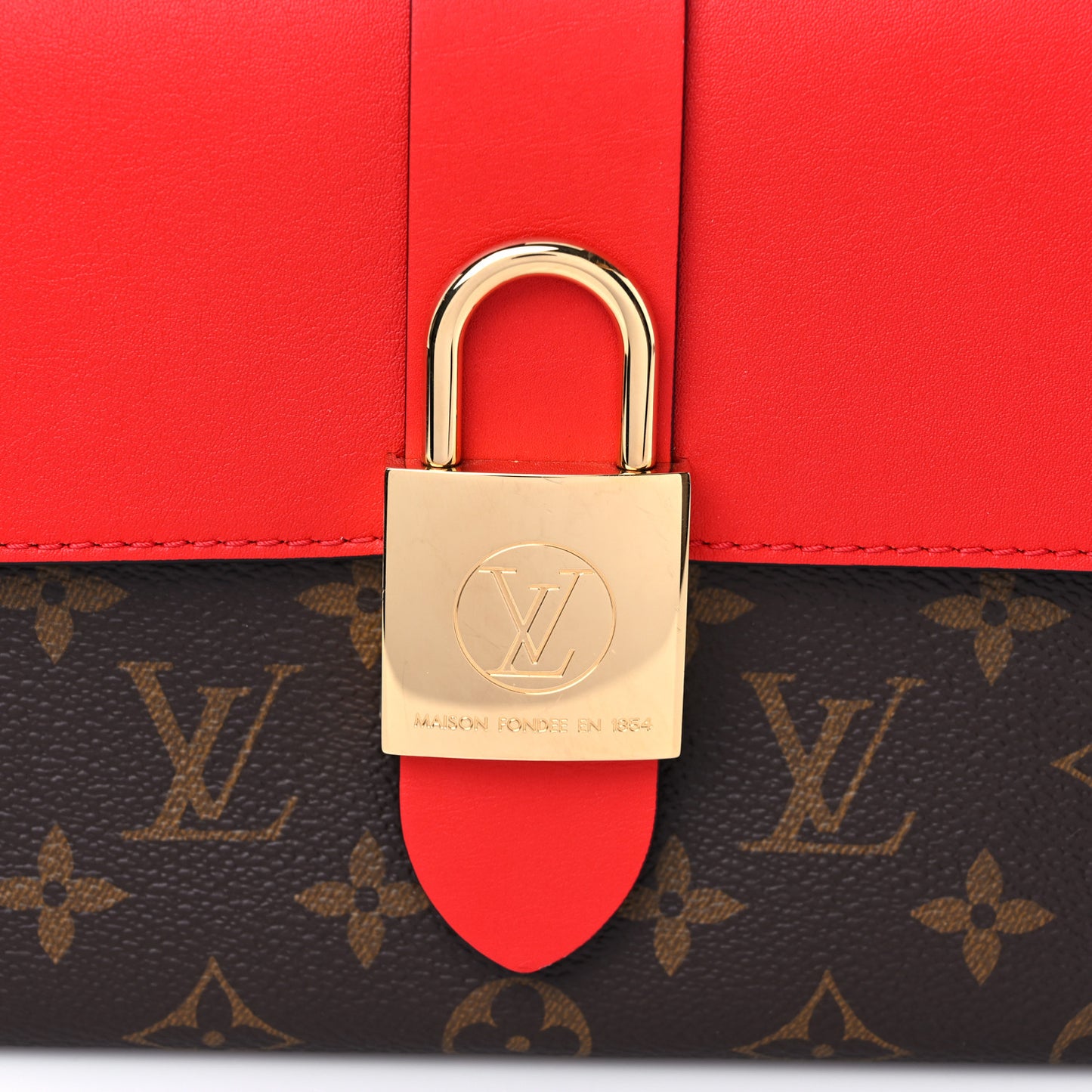 Monogram Locky BB Coquelicot