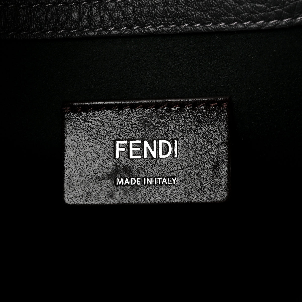 Fendi Cuoio Romano Peekaboo I SEE U Forty8 Satchel Asfalto Palladio 7 of 11