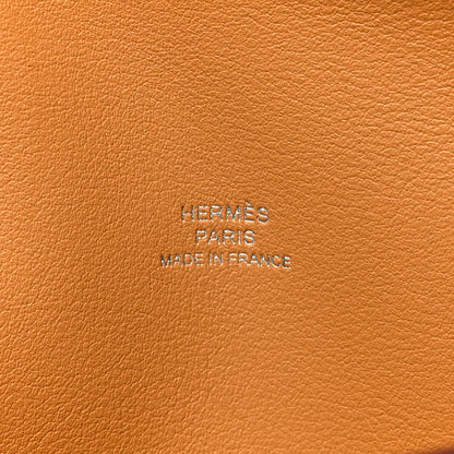 Hermes Veau Grizzly Swift Hermesnap Wallet Sesame 6 of 10