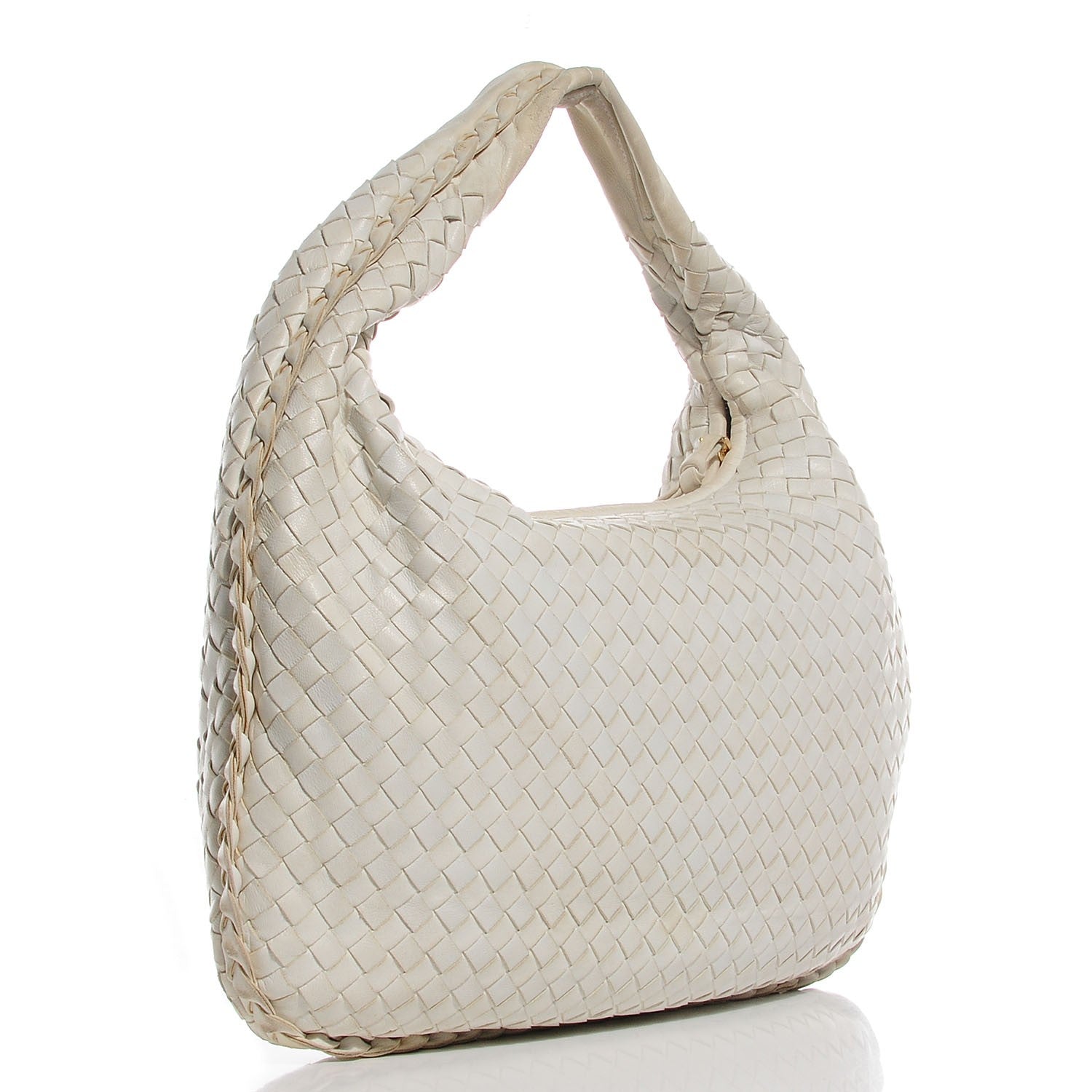 Bottega Veneta Nappa Intrecciato Medium Hobo White 3 of 9