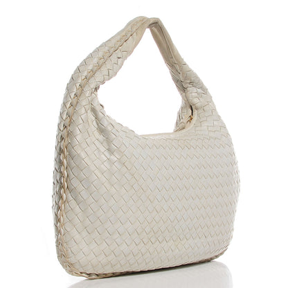 Bottega Veneta Nappa Intrecciato Medium Hobo White 3 of 9