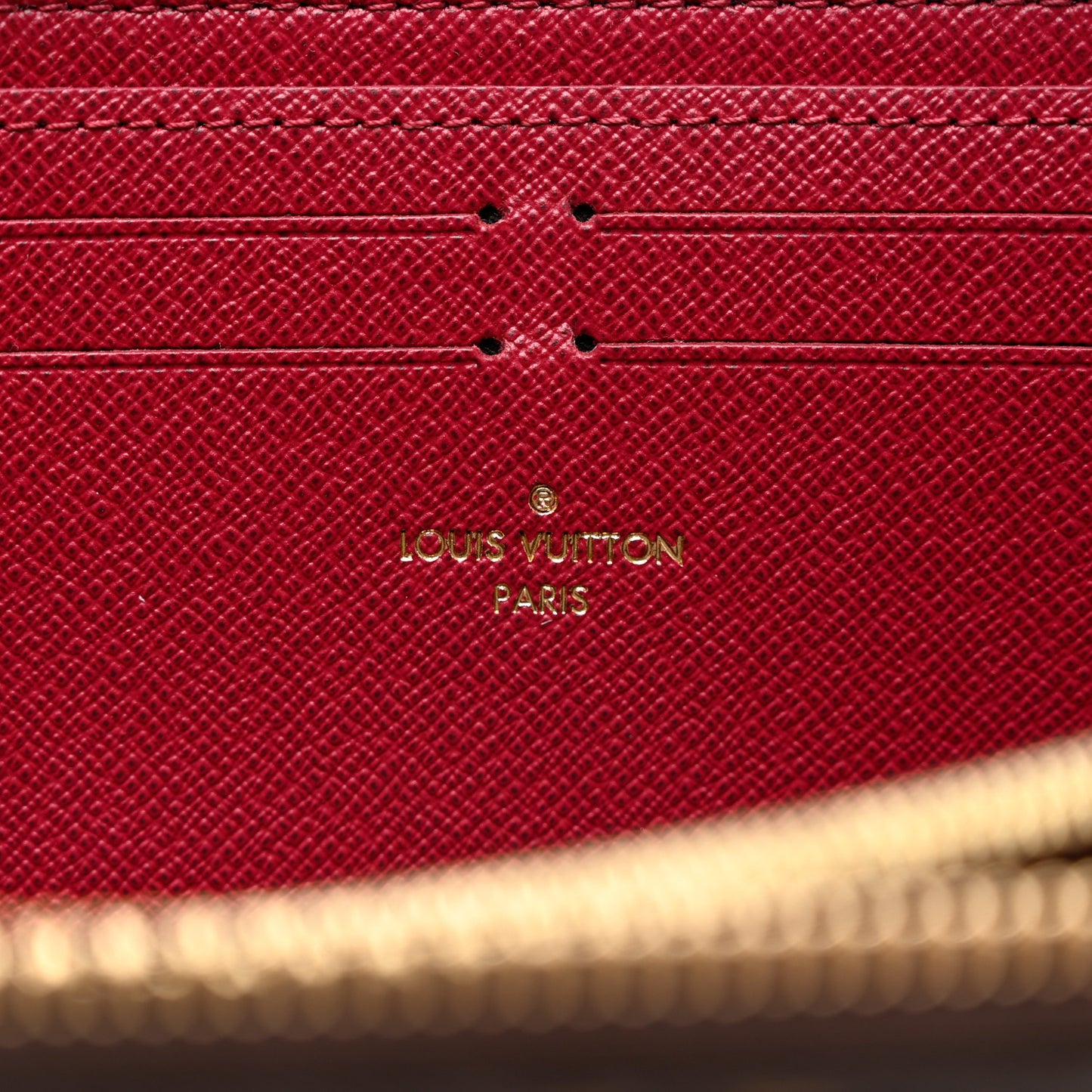 Monogram Clemence Wallet Fuchsia