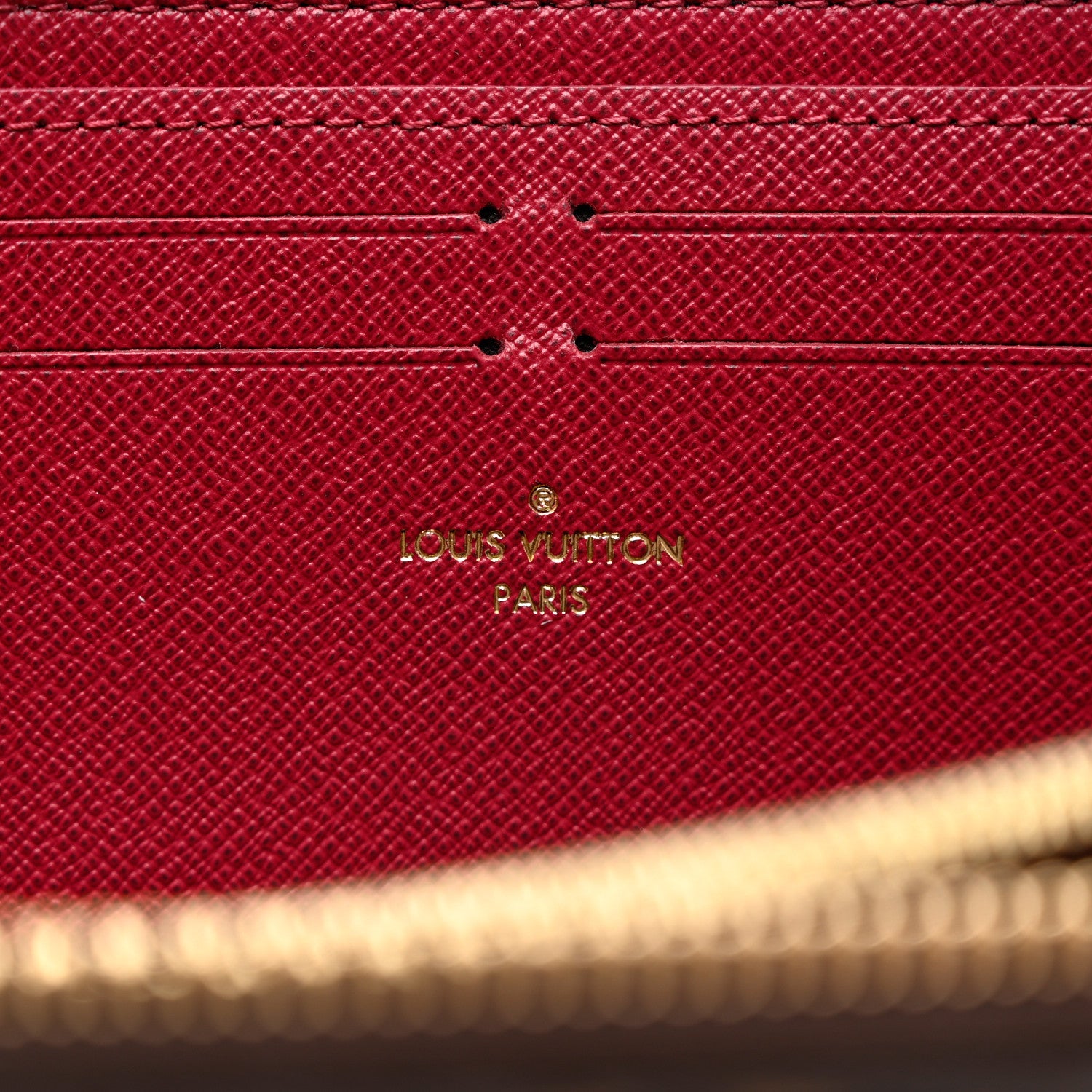 Louis Vuitton Monogram Clemence Wallet Fuchsia 6 of 6