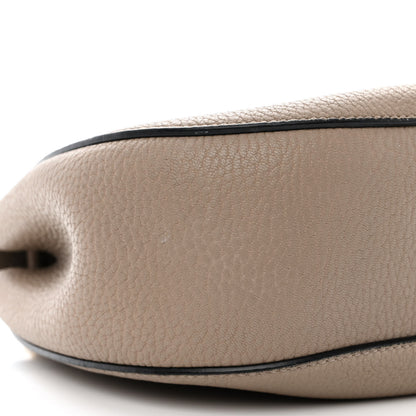 Chloe Grained Lambskin Drew Shoulder Bag Motty Grey 9 of 10