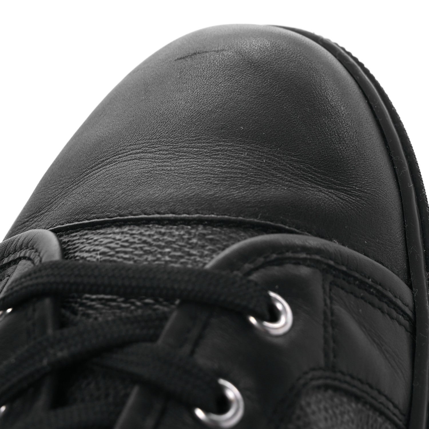 Louis Vuitton Calfskin Damier Graphite Sneakers 7.5 11 of 13