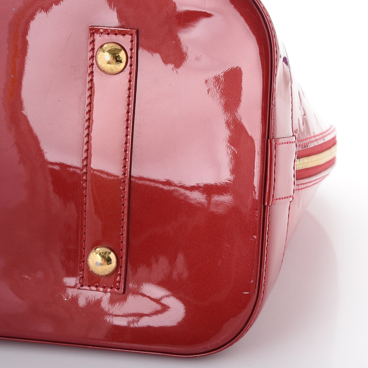 Louis Vuitton Vernis Alma GM Pomme D'Amour 11 of 11