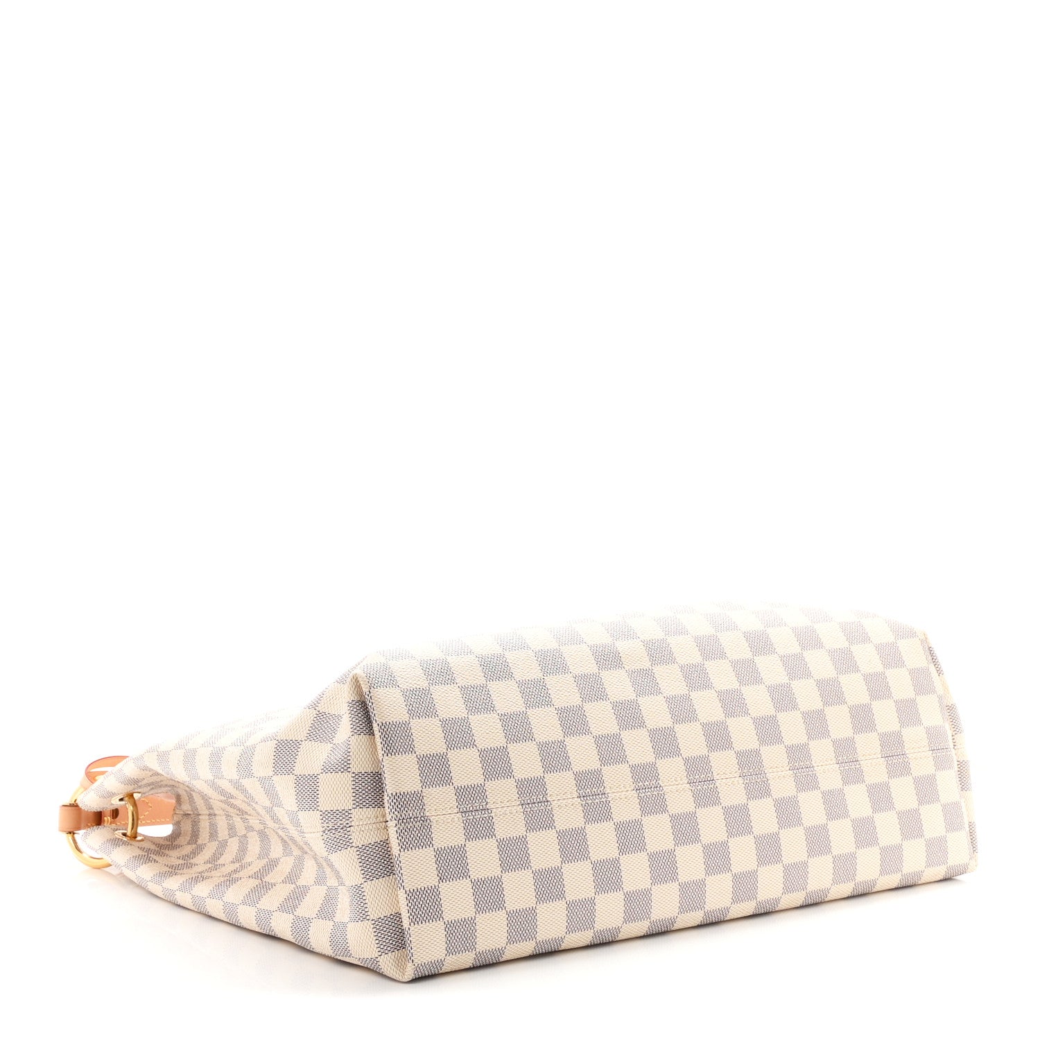 Louis Vuitton Damier Azur Graceful MM Rose Ballerine 4 of 10