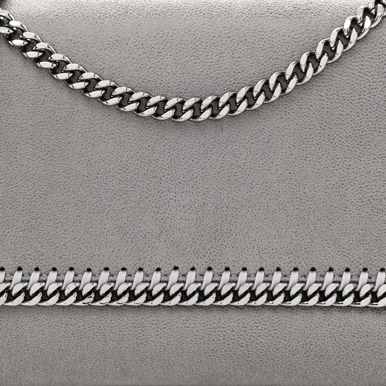 Stella McCartney Shaggy Deer Falabella Messenger Grey 8 of 10