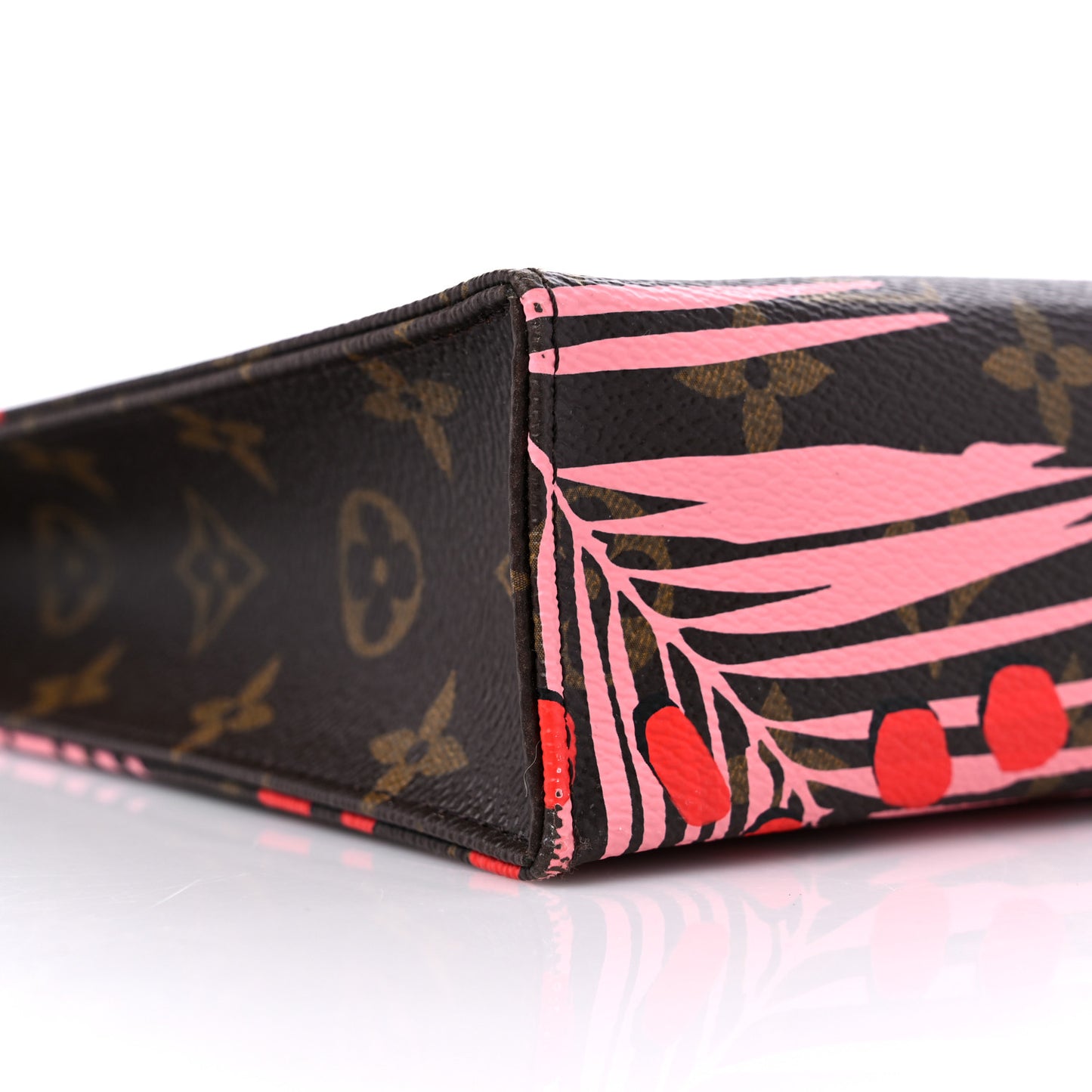 Monogram Jungle Dots Toiletry Pouch 26 Sugar Pink Poppy