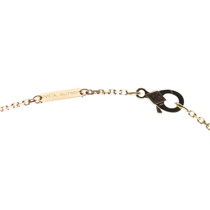 Van Cleef & Arpels 18K Yellow Gold Mother of Pearl Vintage Alhambra Pendant Necklace 6 of 8