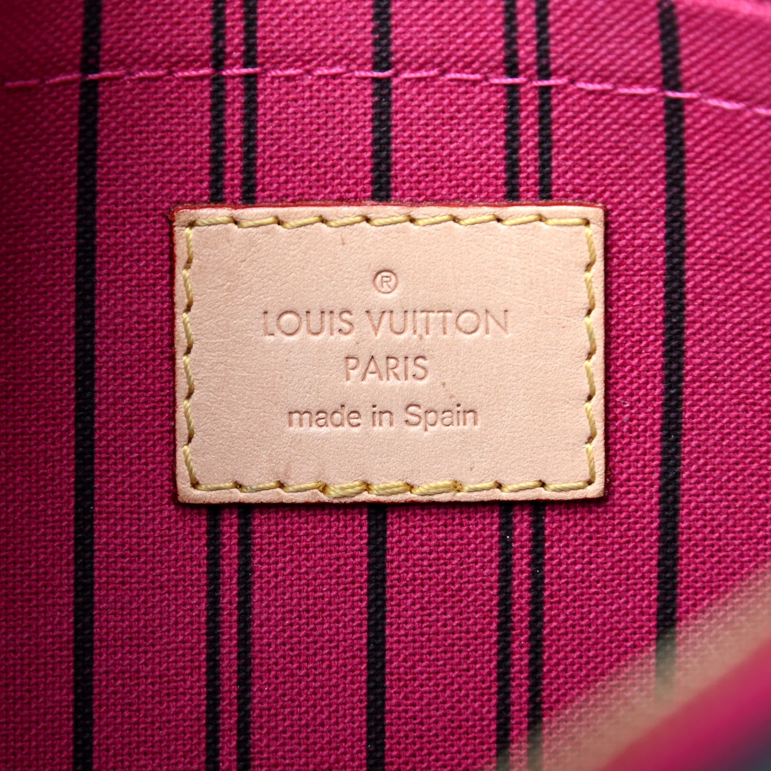 Louis Vuitton Monogram Neverfull MM GM Pochette Pivoine 6 of 7