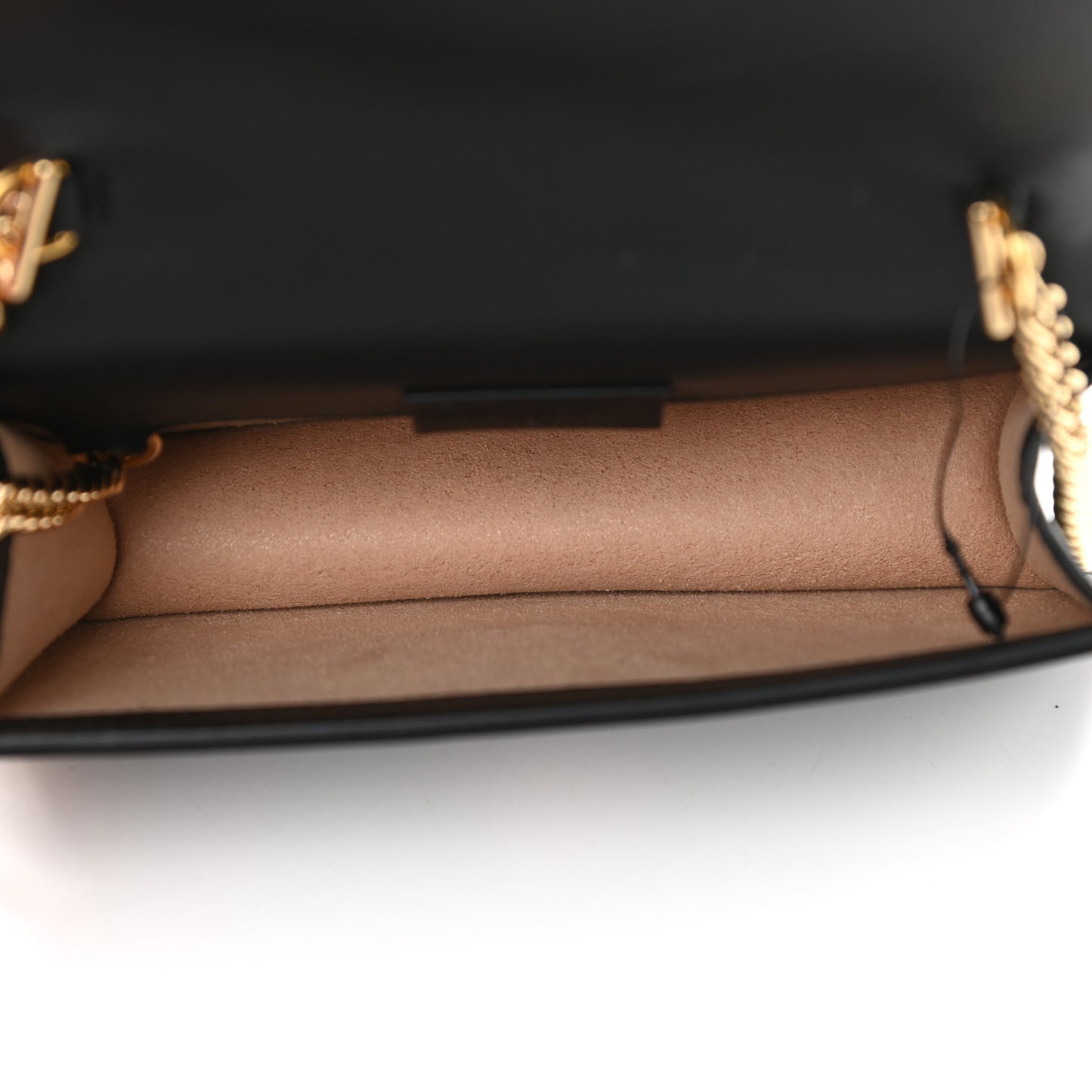 Calfskin Super Mini Sylvie Chain Shoulder Bag Black