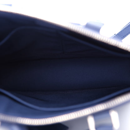 Louis Vuitton Monogram Ink Watercolor Sac Plat Zippé Blue 5 of 9