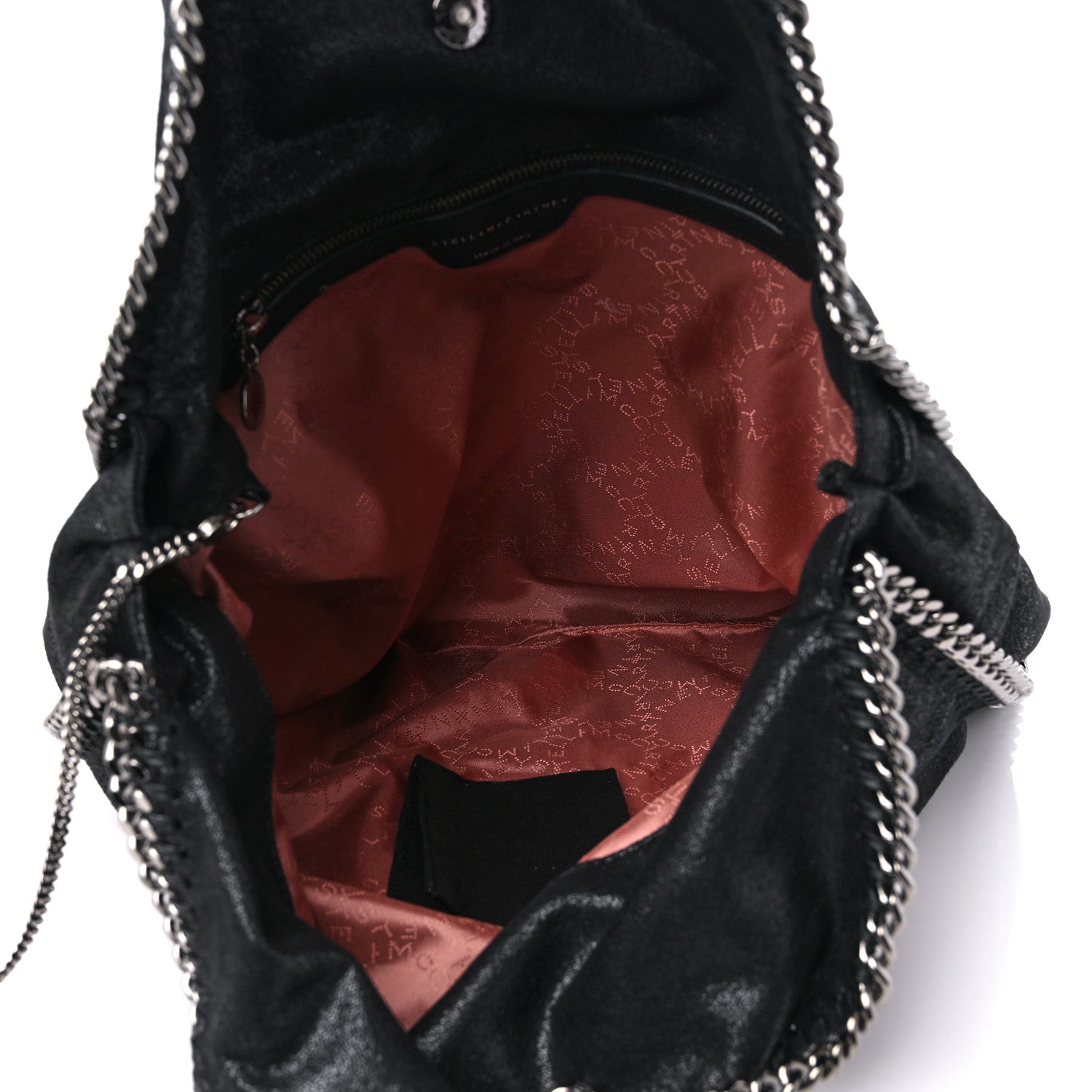 Stella McCartney Shaggy Deer Big Falabella Tote Black 6 of 11